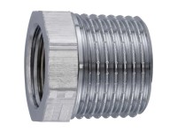 Gewinde-Reduzierstück konisch ISO 7/1 Rotguss verchromt 3/8 Gewinde-Reduzierstück konisch ISO 7/1 Rotguss verchromt 3/8