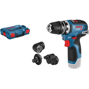 Visseuse-perceuse sans fil Bosch Professional GSR 12V-35 Flexi Click avec accessoires et coffret.