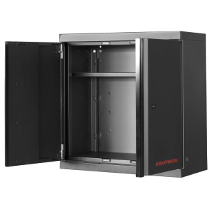 Kraftwerk Werkzeugoberschrank Mobilio 2-türig Schwarz (HxBxT) 68 x 68 x 30 cm