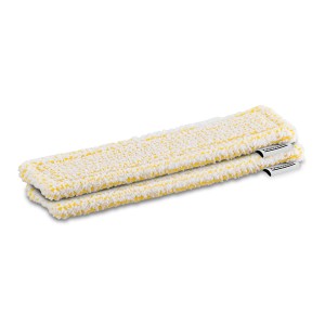 Kärcher WV Indoor Housse de nettoyage, lot de 2 pour un nettoyage sans traces avec fixation velcro.