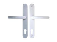 Roro Drückergarnitur Compact Weiss/Silber (HxBxT) 31 x 22 x 3,5 cm