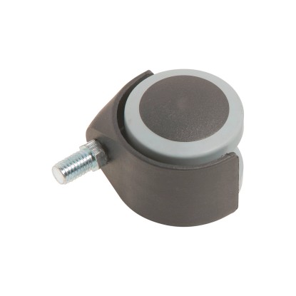 Rotella doppia per sedia filettata 40 kg / Ø 50 mm