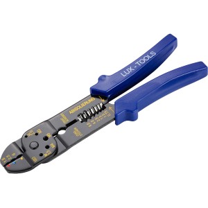 Pince à sertir LUX 225 mm pour sertir et couper les câbles et les cosses.