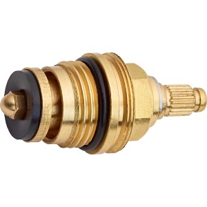 Testa in ottone 21 mm (G 1/2) per maniglie di ricambio per regolare il flusso d'acqua.