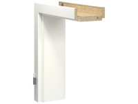 GetaDoor Türzarge Brillant Weisslack 201,5 x 85 x 8cm Anschlag R