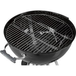 Barbecue à charbon de bois Jamestown Brock XL Ø 57 cm avec grille chromée.