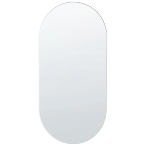 Specchio da parete rettangolare Alfortville, 40x80 cm, senza cornice, per bagno e soggiorno.