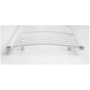 Radiateur sèche-serviettes blanc Sonnenkönig Nela 1, vue détaillée.
