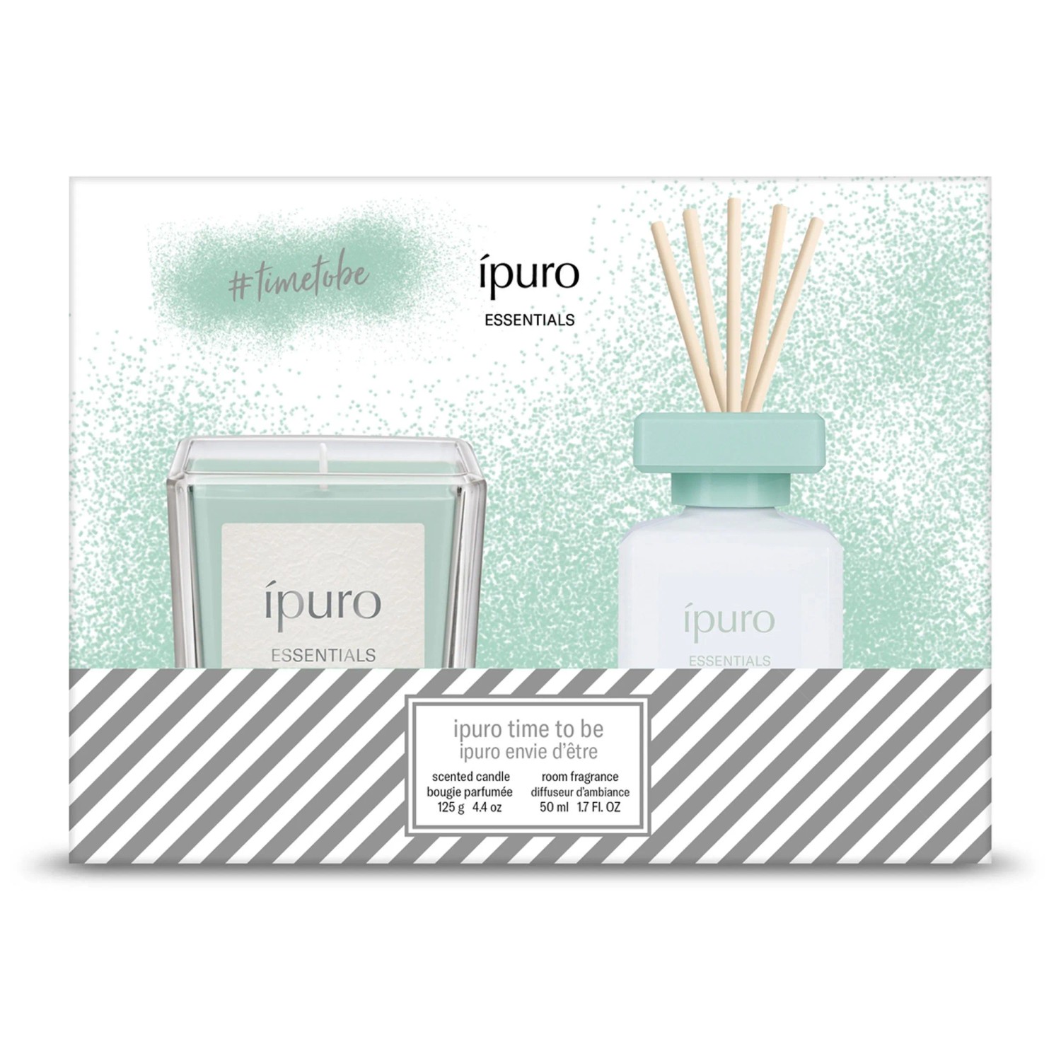 Ipuro Geschenkset Essentials Time to be Duftkerze 125 g und Raumduft 50 ml kaufen bei OBI