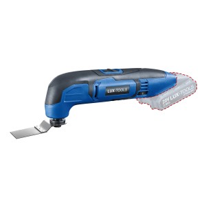 Outil multifonction sans fil LUX AMF-20Li avec feuille de ponçage. L'outil multifonction pour scier, gratter et poncer.