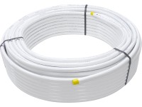 Mehrschichtverbundrohr Kunststoff Aluminium Weiss 10-m-Rolle Ø 16 mm x 2 mm