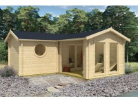 FinnTherm Gartensauna Lasse-70 Naturbelassen 625 cm x 600 cm Wandstärke 70 mm FinnTherm Gartensauna Lasse-70 Naturbelassen 625 cm x 600 cm Wandstärke 70 mm