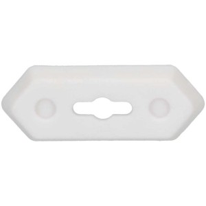 Cache-prise blanc avec clé, lot de 5 pièces pour la sécurité des enfants.