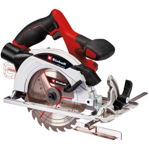 Einhell Scie circulaire sans fil TE-CS 18/165-1 Li (sans batterie) : Scie circulaire compacte rouge/argent.