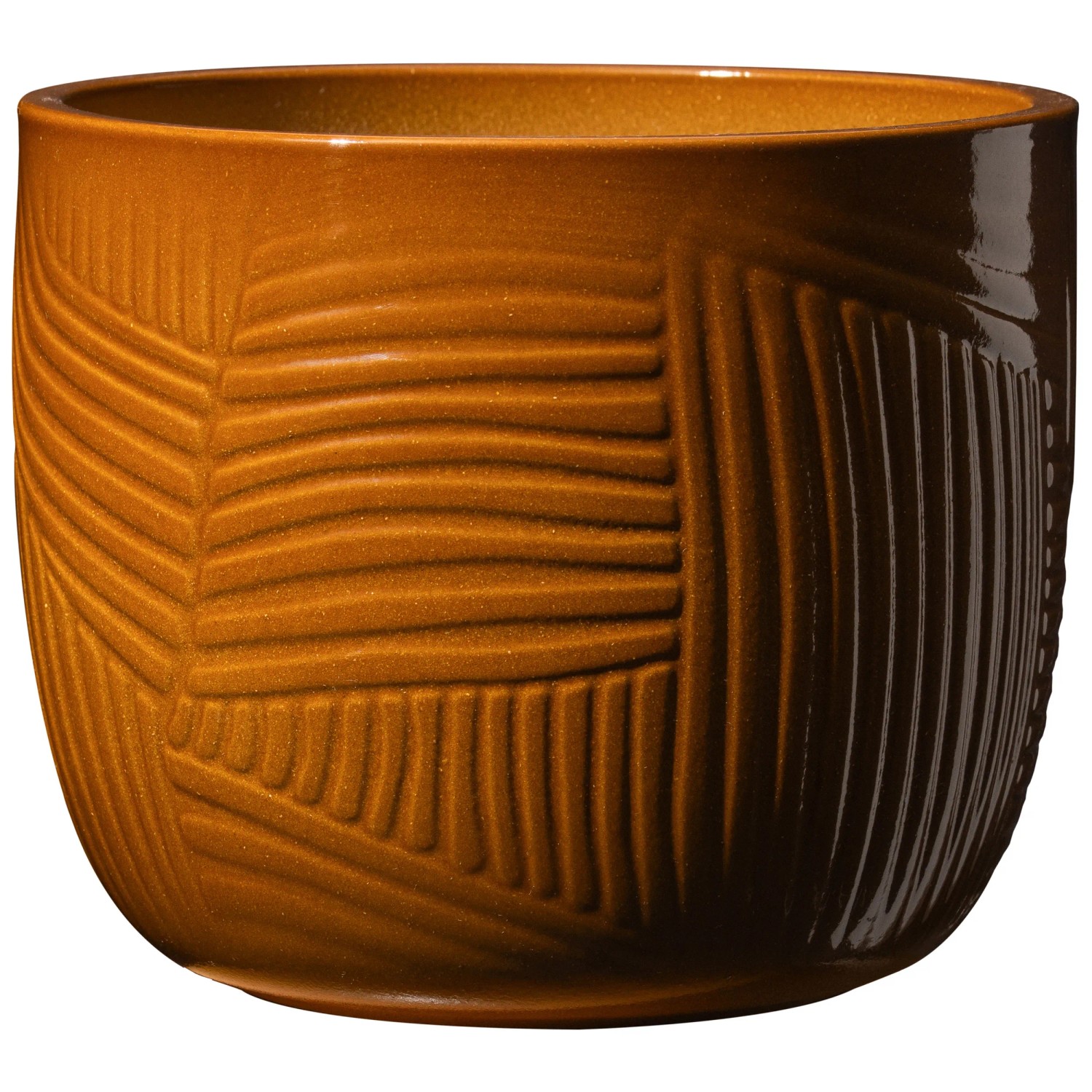 Portavaso in ceramica da 22 cm - Marrone scuro - HOME | H&M IT