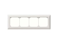 Hager Unterputz-Abdeckrahmen Kallysto waagerecht Weiss Gr. 1 x 4