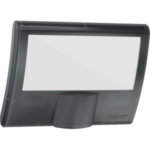 Faretto da parete per esterni a LED Steinel XLED Curved S con sensore di movimento, antracite.