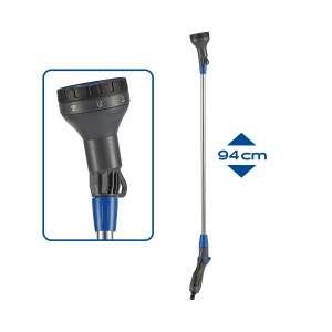 Lancia per irrigazione LUX con 5 varianti di getto, lunghezza 94 cm, per spruzzatori e doccette da giardino.