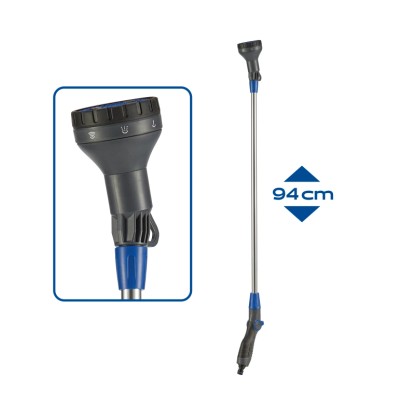 LUX-TOOLS Irrigatore 5 varianti di getto lunghezza impugnatura 94 cm