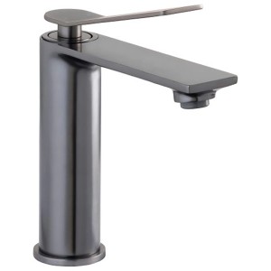 Miscelatore lavabo Schöner Wohnen Viola, grigio grafite, altezza bocca 13,5 cm.