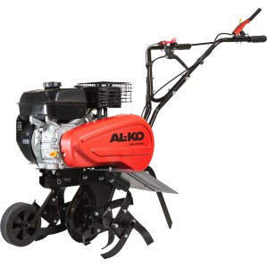 Motobineuse Al-Ko MH 540 Comfort : Motobineuse thermique avec poignée ergonomique et détails rouges.