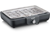 Severin Tischgrill mit Grillrost Edelstahl Schwarz 2'300 W