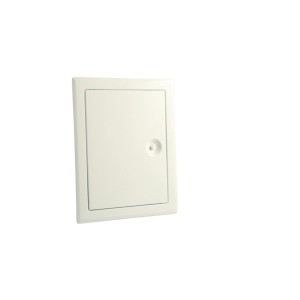 Sportello di ispezione Marley bianco in acciaio zincato, 150x200 mm.