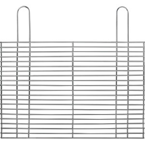 Grille de barbecue rectangulaire en acier inoxydable, 40x60 cm, pour ustensiles de grill.