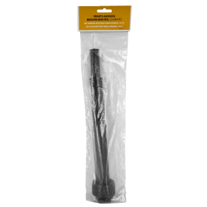 Beccuccio di ricambio nero per tanica benzina, flessibile e lungo 29 cm.