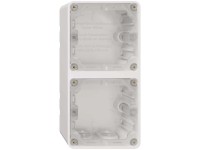 Feller Aufputz-Gehäuse Nevo Weiss Gr. 2 x 1 Feller Aufputz-Gehäuse Nevo Weiss Gr. 2 x 1