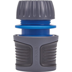 Raccord de tuyau LUX 13-15mm, plastique, pour connecter les tuyaux d'arrosage.