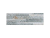 Wandverblender Eos Feinsteinzeug Grau matt 17 x 52 cm