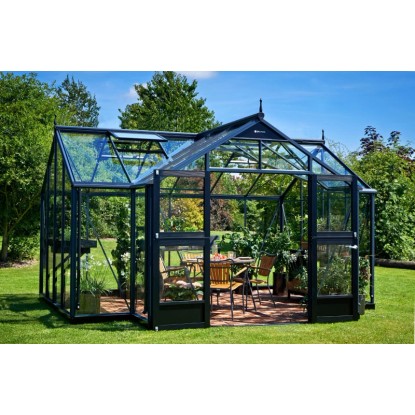 Juliana Serra Orangerie 15,1 m² vetro temprato 3 mm Antracite / Nero
