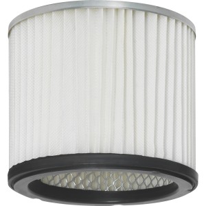 Filtre plissé HEPA AFE 158 comme filtre de remplacement pour aspirateur à cendres AS-20/1200.