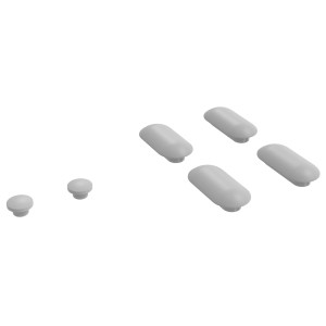 Set di tamponi di ricambio per sedili WC Domberg DB3000/DB3001/DB3003, accessori per sedili WC.