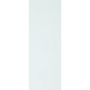 Piastrella da parete Ice White bianca lucida, 30x90 cm, per un design moderno di bagni e cucine.