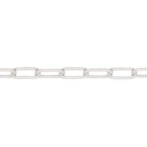 Catena ad anelli in acciaio Bianco Ø 2 mm / a metratura