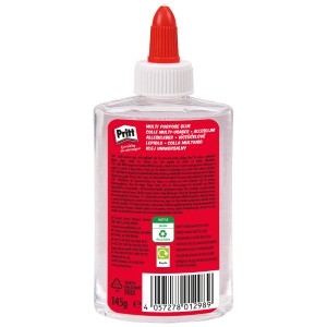 Pritt Alleskleber, 145g Flasche. Universalkleber für Papier, Karton, Holz und mehr.