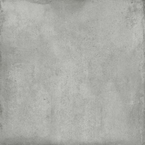 Piastrella in gres porcellanato Stormy Grey, 59,8x59,8 cm, effetto cemento opaco per interni ed esterni.