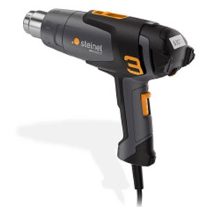 Steinel Heissluftgebläse HM 2020 E: Heißluftpistole mit LCD-Display und Temperaturregelung.