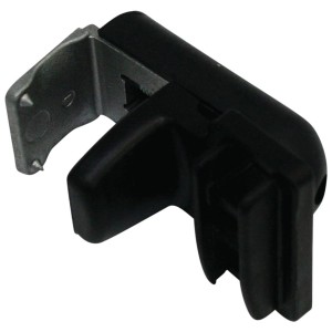 Support de serrage pour store plissé Gardinia Concept, noir, installation facile.