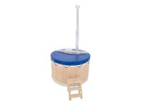 FinnTherm Abdeckung für Badefass Oslo PVC Blau 170 x 200 cm