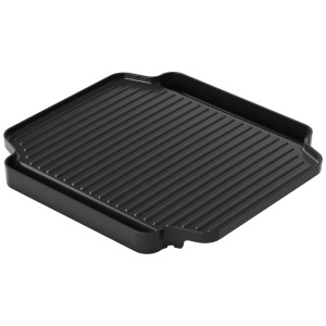 Piastra grill Campingaz per Camp'Bistro 3, in alluminio con rivestimento antiaderente.