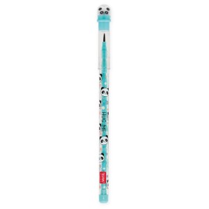 Legami Bleistift Panda, stapelbar mit Radiergummi, transparentem Schaft und Panda-Motiv.