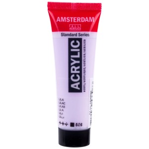 Tube de peinture acrylique Amsterdam Standard Series, Lilas 556, 20 ml.