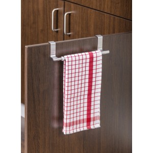 Wenko Porta asciugamani telescopico in acciaio inox per porta con asciugamano.