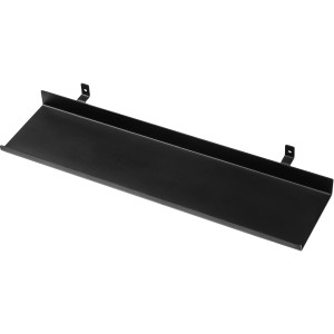Mensola nera DenPanels (40 cm) per montaggio su pannelli acustici, incl. viti.