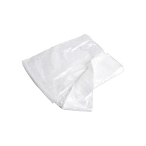 Bâche de protection laiteuse, 4x12,5 m, pour la protection contre la peinture, la saleté et l'humidité.
