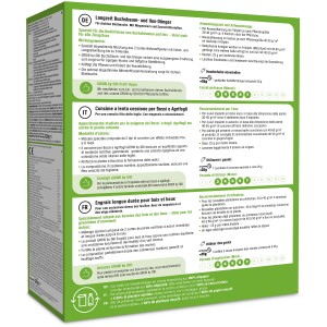 GROW by OBI Engrais longue durée buis et houx, paquet de 1,2 kg pour une croissance luxuriante et des feuilles vert foncé.