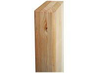 Pletscher Vierkantpfosten Lärche natur glattgehobelt 9 x 9 cm / Länge 100 cm